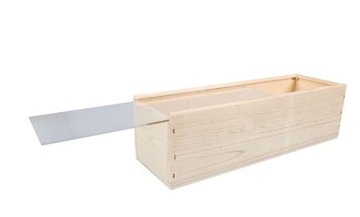 Wijnkist (1Fles) Transparante Cover - uitverkocht !