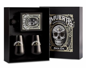 Amuerte BLACK Coca Leaf Gin CADEAUBOX
