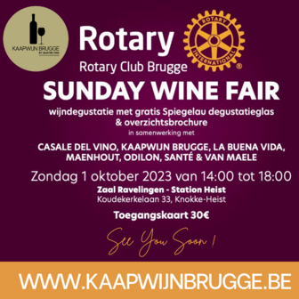 ROTARY EVENT | Wine Tasting |1 OKTOBER | 14-18H | HEIST