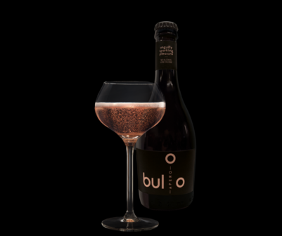 Buloo - Alcholvrije Ros&eacute; Bubbels - 75cl - losse flessen (geen geschenkdoos)