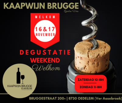 Najaarsdegustatie 16 &amp; 17 November 2024